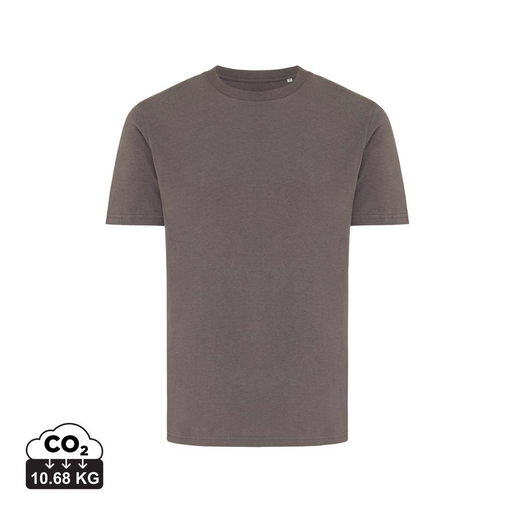 T-shirt marron uni vue de face