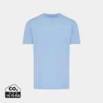 T-shirt bleu clair uni à manches courtes