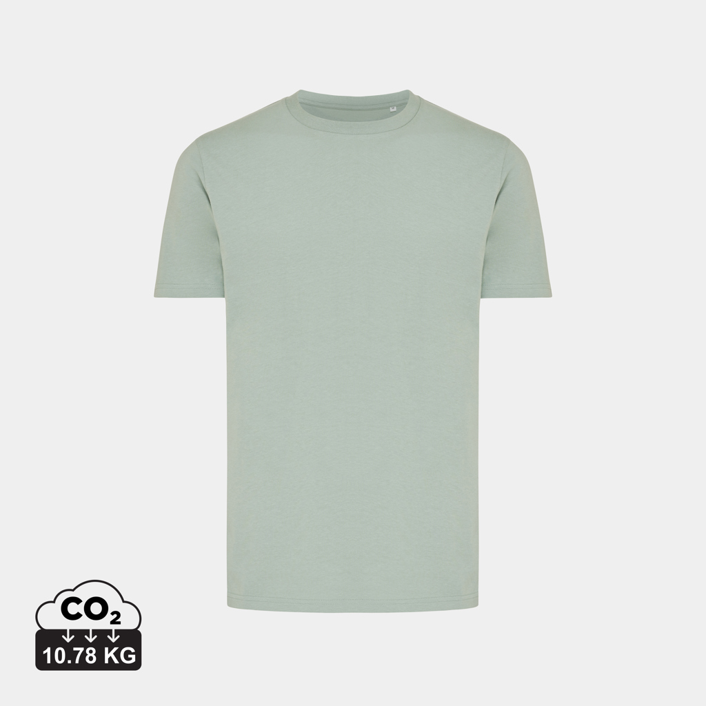 T-shirt vert clair uni à manches courtes