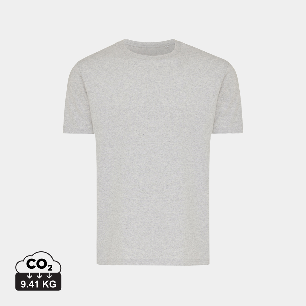 T-shirt gris clair à manches courtes uni