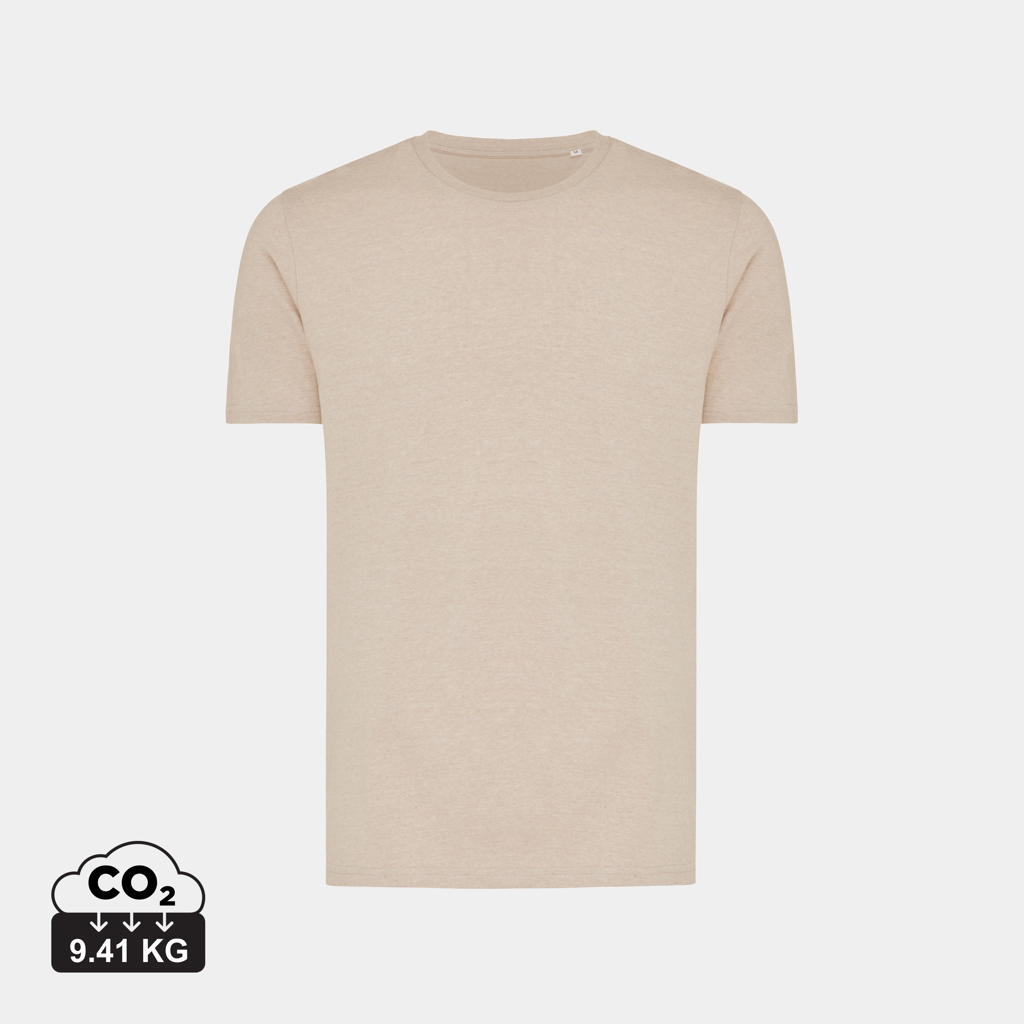 T-shirt beige uni sur fond clair