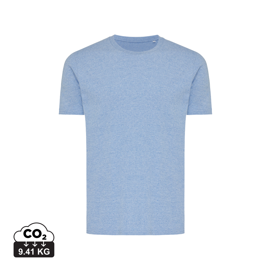 T-shirt bleu clair uni avec indication CO2