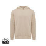 Sweat à capuche beige vue de face