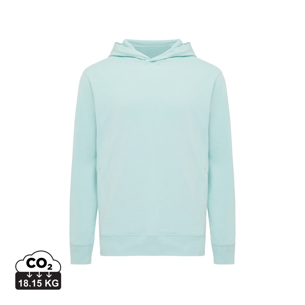 Sweat à capuche vert pastel uni