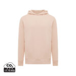 Sweat à capuche beige sur fond blanc