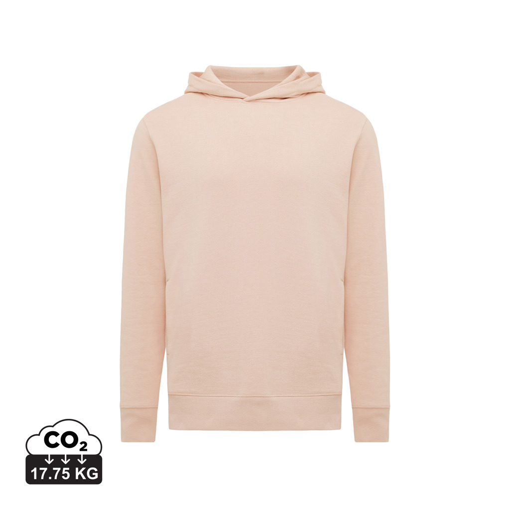 Sweat à capuche beige uni
