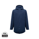 Manteau imperméable bleu marine à capuche