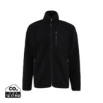 Veste polaire noire zippée avec poches