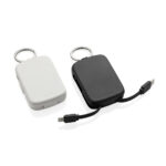 Batteries externes compactes avec câble intégré et anneau