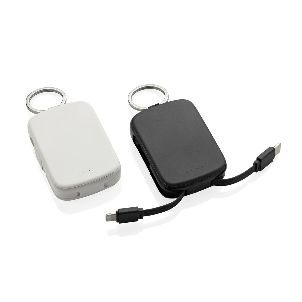Batteries externes compactes avec porte-clés intégrés