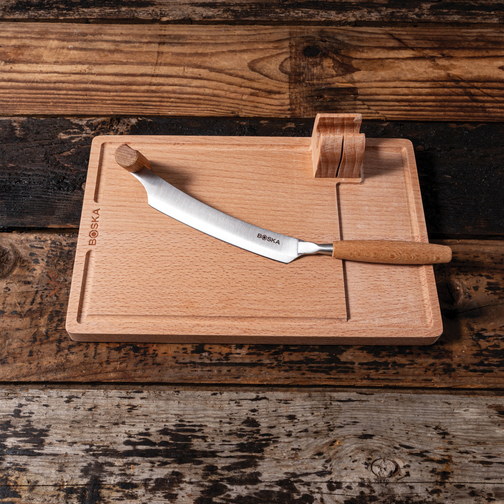 Planche à fromage avec couteau BOSKA en bois