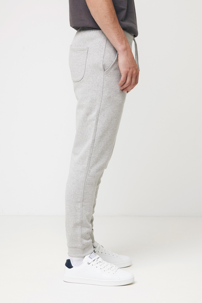 Pantalon de jogging gris clair profil homme