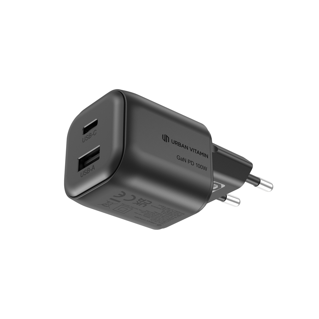 Chargeur mural USB-C et USB-A 100W