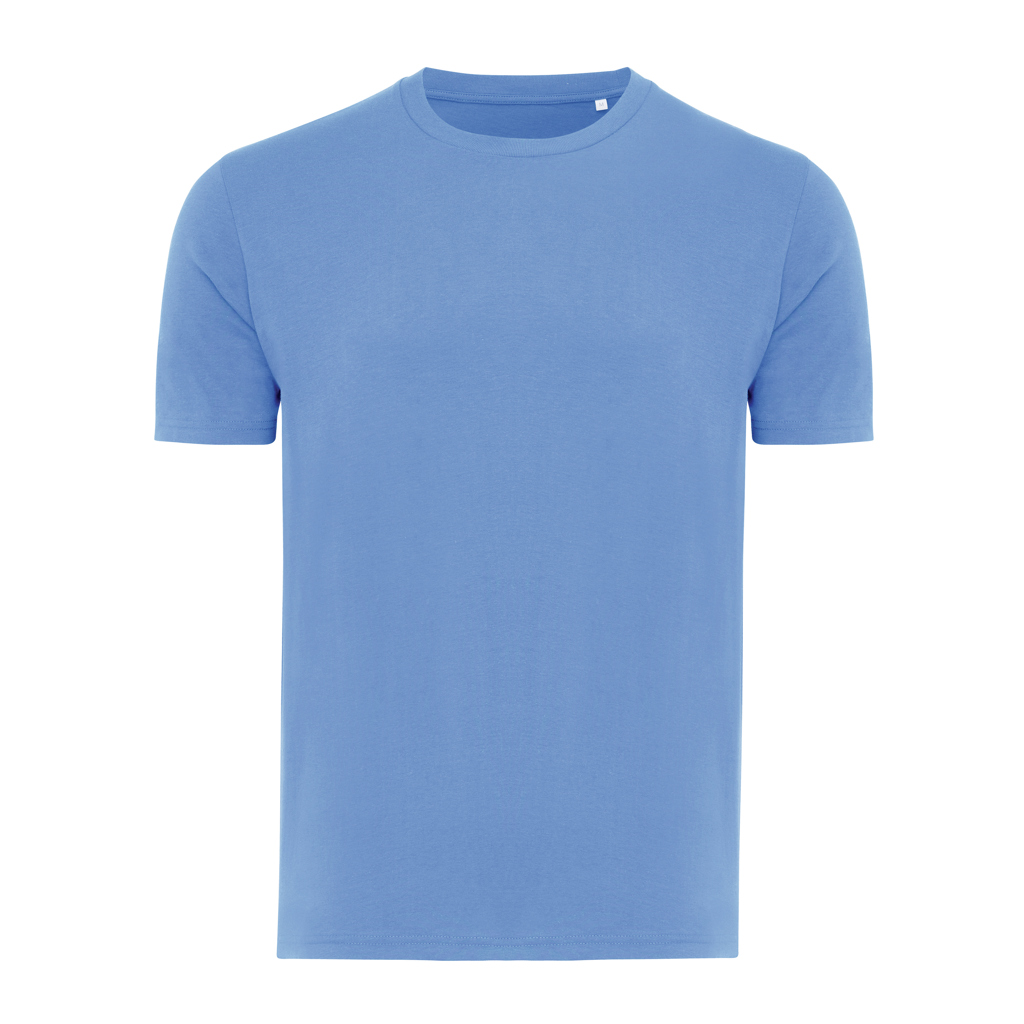 T-shirt bleu clair à manches courtes uni