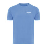T-shirt bleu clair avec logo blanc beyond