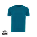 T-shirt bleu pétrole à manches courtes