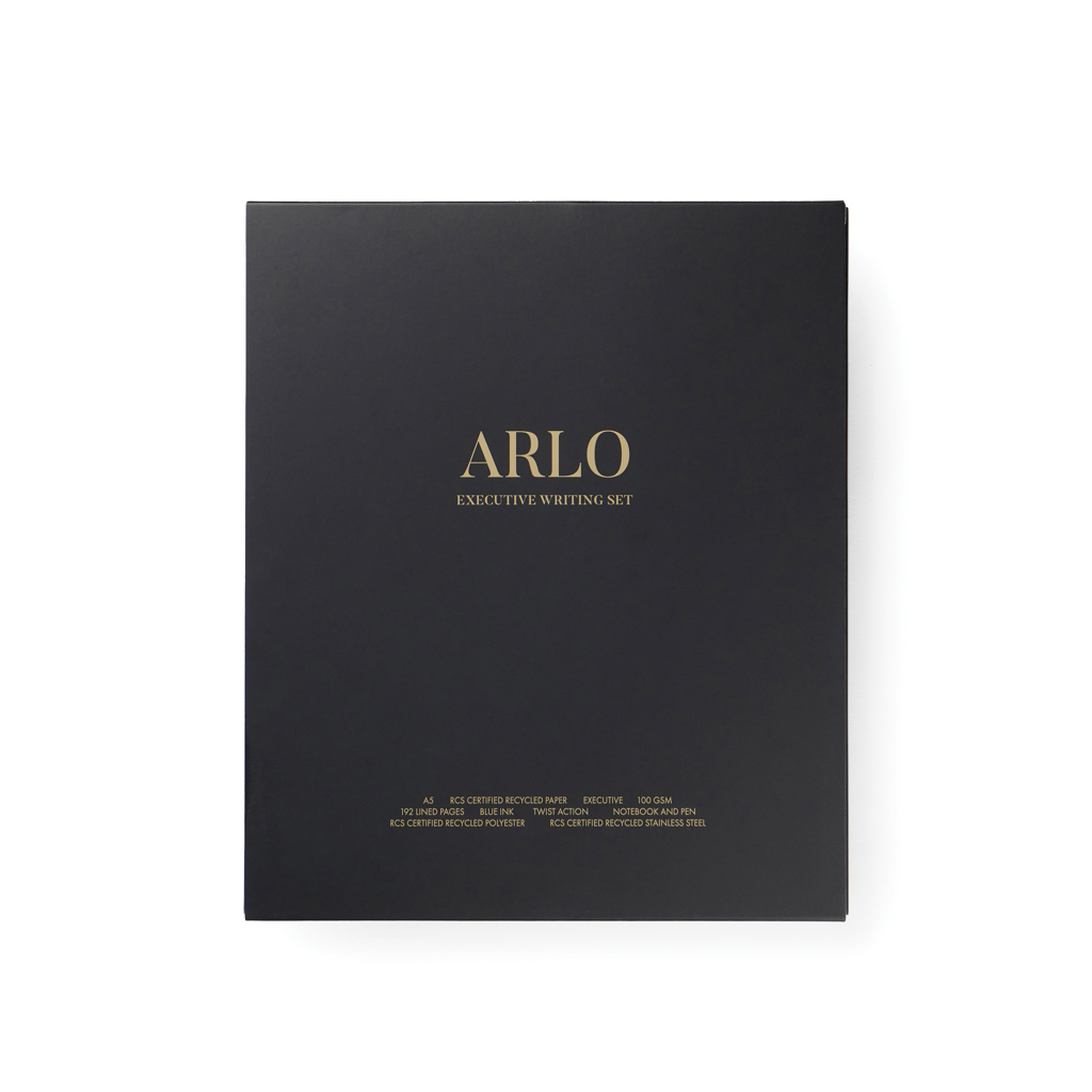 Coffret noir ARLO Executive Writing Set